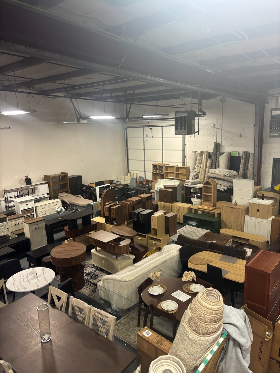 Dining tables and shelves