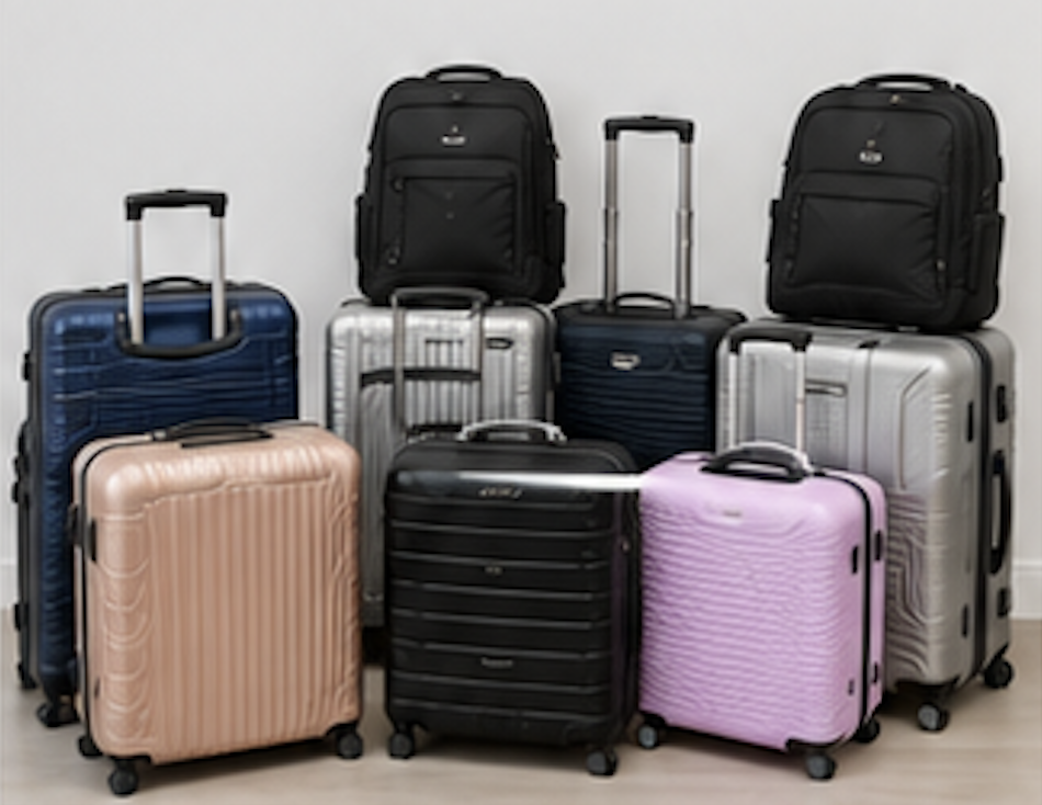 Suitcases in the store